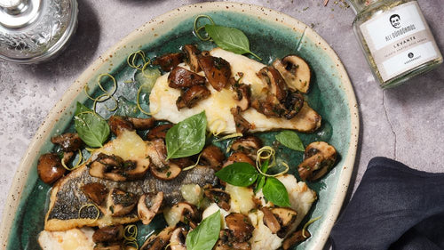 Rezept Doradenfilet mit Steinchampignons & Zitronenrelish
