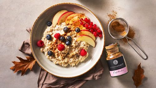 Rezept Meal-Prep-Rezept: Overnight Oats mit Quark und Apfel