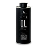 Olivenöldose von vorne