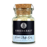 Aioli Gewürzmischung von Ankerkraut im Korkenglas auf weißem Hintergrund.