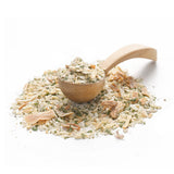 Ankerkraut BIO Sour Cream und Onion als Häufchen auf einem Gewürzlöffel.