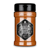 Magic Dust Rub von Ankerkraut im Gewürzstreuer vor weißem Hintergrund.