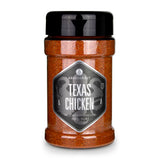 Ankerkraut Texas Chicken im Gewürzstreuer vor weißem Hintergrund.